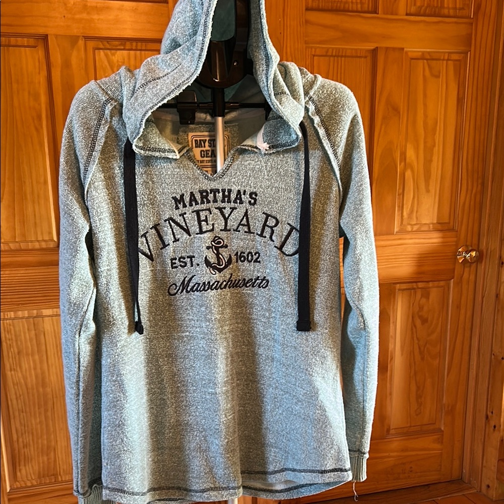 Teal color Martha's Vineyard Hoodie